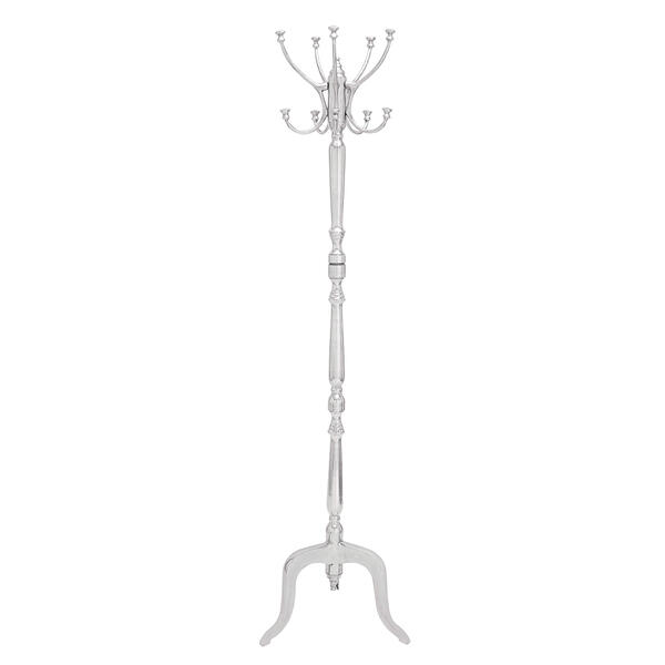 9th & Pike&#40;R&#41; Silver Metal Traditional Coat Rack - image 