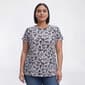 Plus Size Preswick & Moore® Short Sleeve Toile Floral Tee - image 2