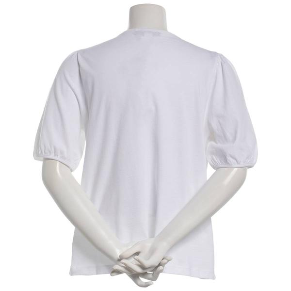 Womens Preswick & Moore® Short Banded Sleeve Tee
