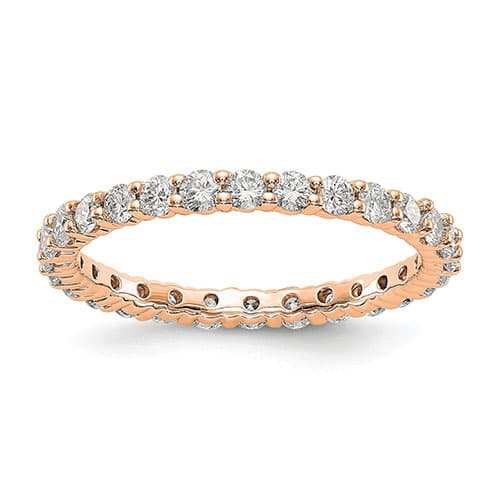 Endless Affection™ 14kt. Rose Gold Eternity Band