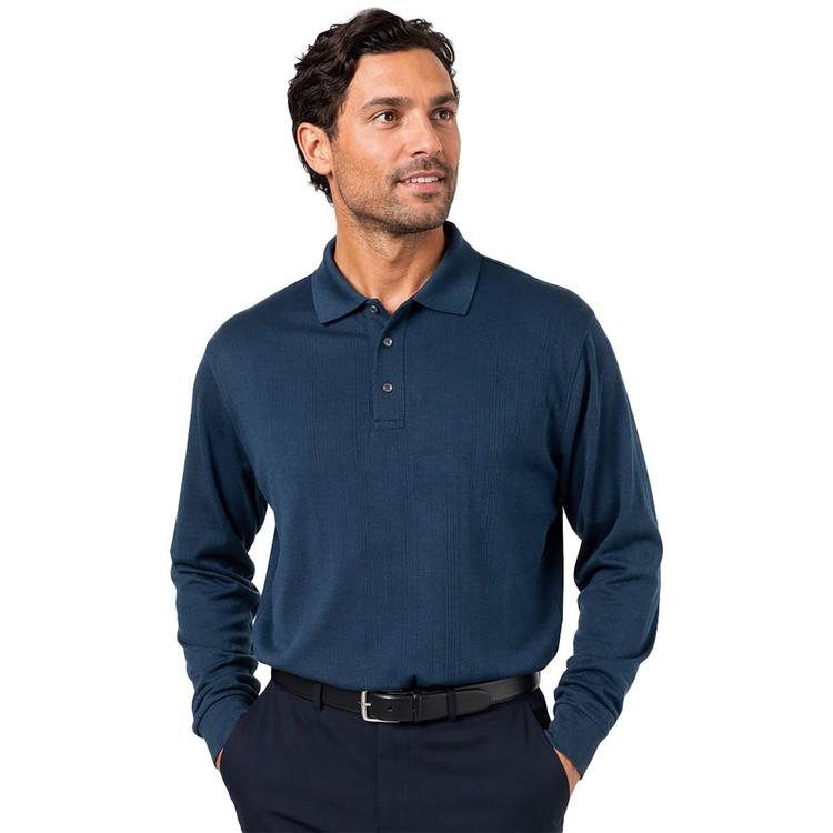 Mens Architect® Drop Needle Interlock Polo