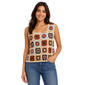 Juniors A. Byer Crochet Floral Patch Tank Top - image 2