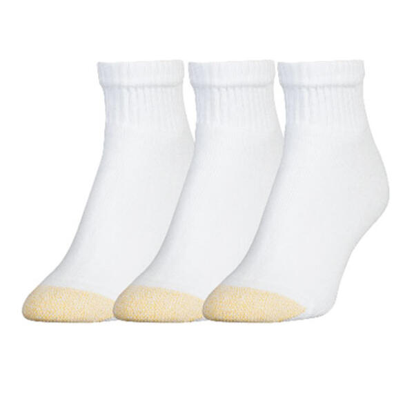 Womens Gold Toe&#40;R&#41; 3pk. Ultra Tec Quarter Socks - image 