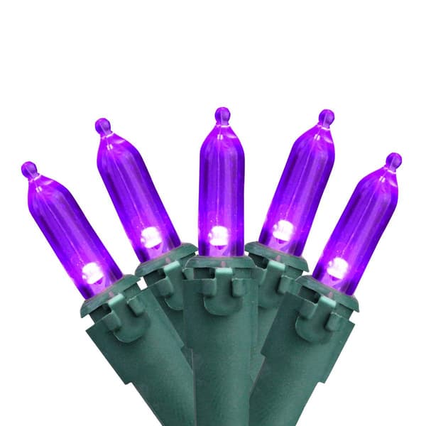 Northlight Seasonal Purple Bulb LED Mini Lights - image 