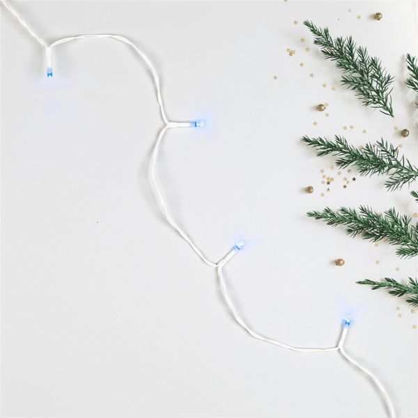 Northlight 10ft. Blue LED Wide Angle Christmas Lights