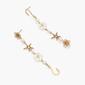 Betsey Johnson Mismatch Starfish Flower Earrings - image 5