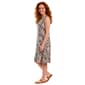 Womens Nina Leonard Sleeveless Leaf Shift Dress - image 3