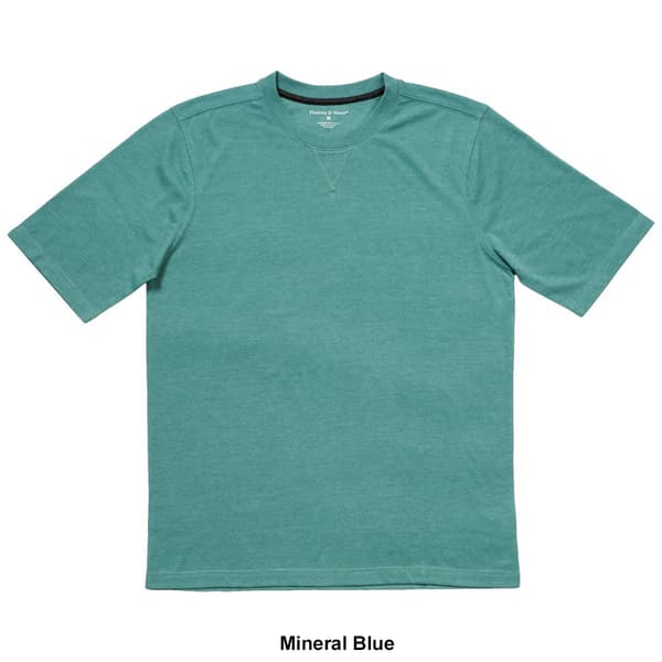 Mens Preswick & Moore Faux Suede Short Sleeve Pajama T-Shirt