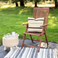 Northlight Handloom Woven Outdoor Square Throw Pillow - White - image 2
