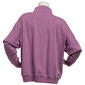 Womens Remi James Long Sleeve Fleece Lined 1/2 Zip Sweatshirt - image 2