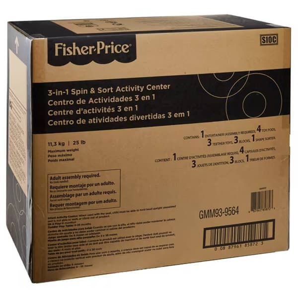 Fisher-Price® 3 in 1 Spin & Sort Activity Center