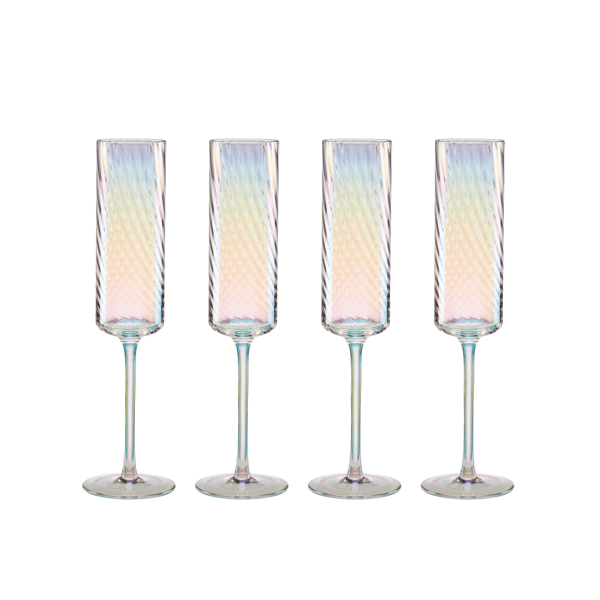 Lenox® Tuscany Classics Iridescent Flute Glasses - Set of 4 - image 