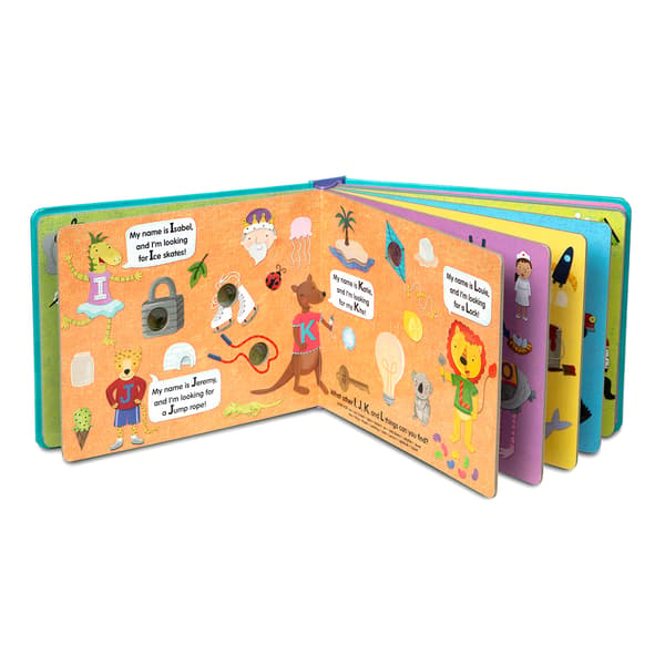 Melissa &amp; Doug® Poke-A-Dot Alpha Eye Spy Book