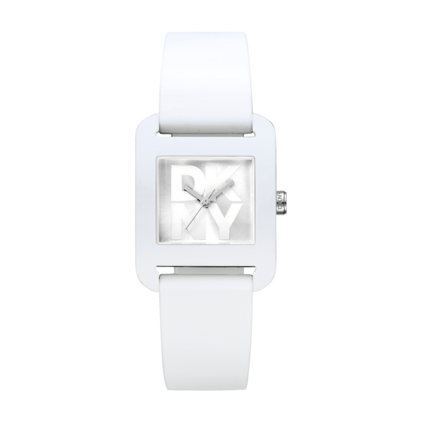 Womens DKNY City Sport White Dial Strap Watch - DK1L002P0015