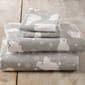 Freshfolds Cotton Grey Polar Bear Winter 4pc. Flannel Sheet Set - image 3