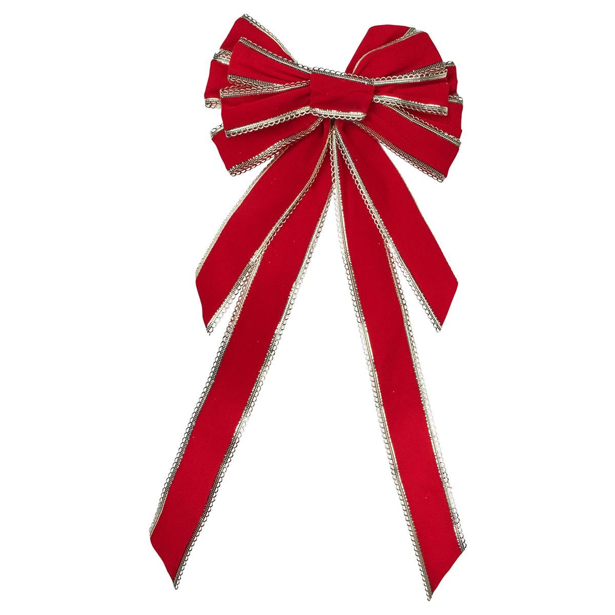 Northlight Seasonal 10 Loop Christmas Bow Decoration
