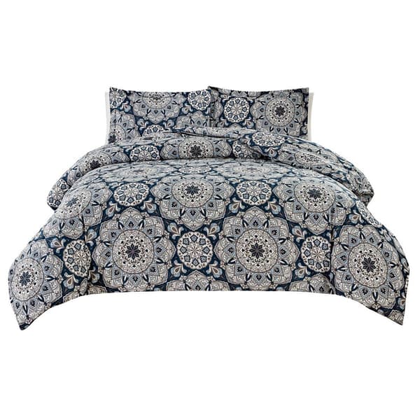 Bibb Home Alexander 4pc. Duvet & Down Alternative Comforter Set