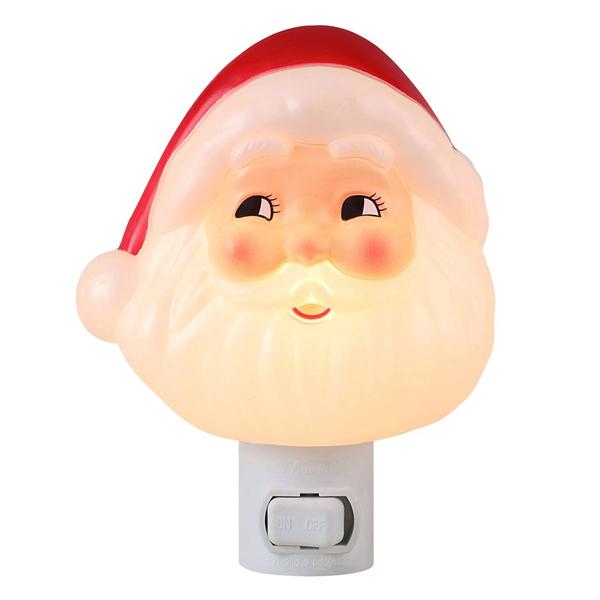 Mr. Christmas Shatterproof Santa Nightlght - image 