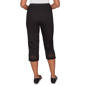 Womens Alfred Dunner Detail Driven Geometric Cut Out Capris - image 2