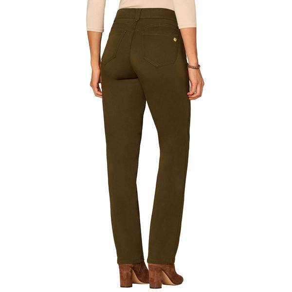 Petite Democracy “Ab”solution® Mid Rise Straight Leg Jeans
