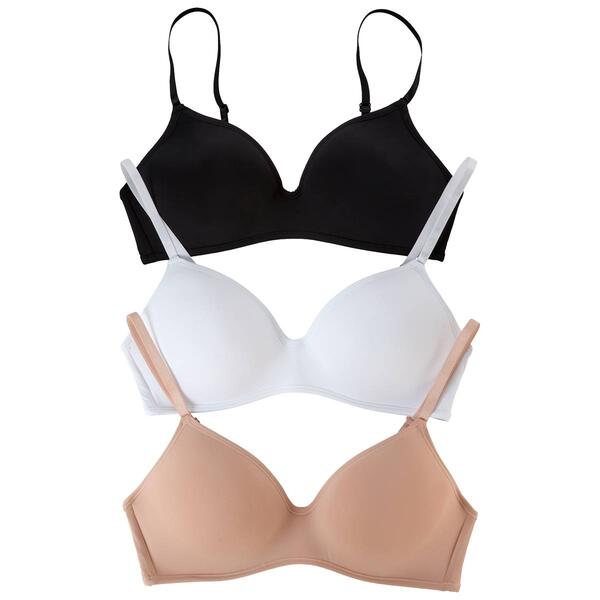 Womens Rene Rofe 3pk. Weekender Wire-Free Bra B26009H3-NNWB - image 