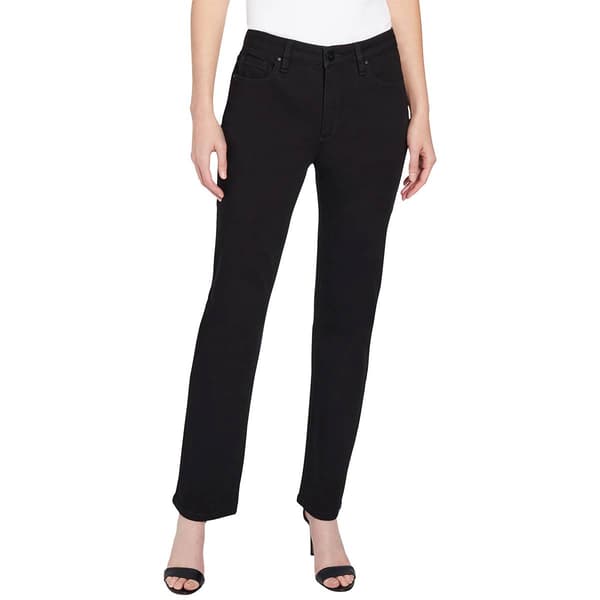 Petite Jones New York Lexington Denim Straight Onyx Wash
