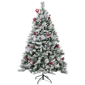 Northlight Real Touch™ 6.5ft. Flocked Whittaker Christmas Tree - image 2