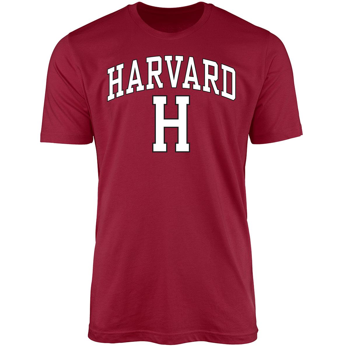 Mens Old Varsity Harvard University Pride College Tee