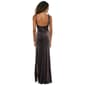 Juniors Emerald Sundae Stretch Velvet Tie Strap Empire Dress - image 2