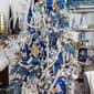 Northlight Seasonal Blue Glitter Swirl Glass Christmas Ornament - image 5