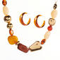 Ashley Cooper(tm) CCB & Mixed Nugget Beaded Necklace & Earring Set - image 1