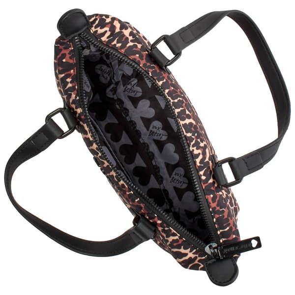 Betsey Johnson Leopard Nylon Crossbody