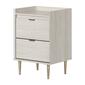 South Shore Hype Winter Oak 2-Drawer Nightstand - image 1