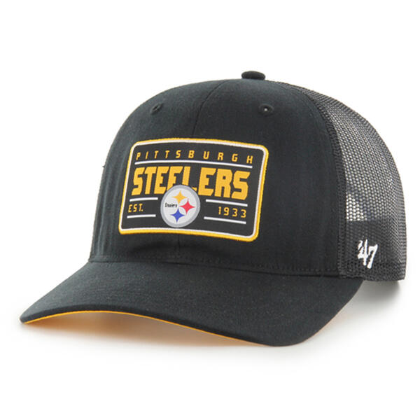 Mens ''47 Brand Steelers Hardline Trucker Cap - image 