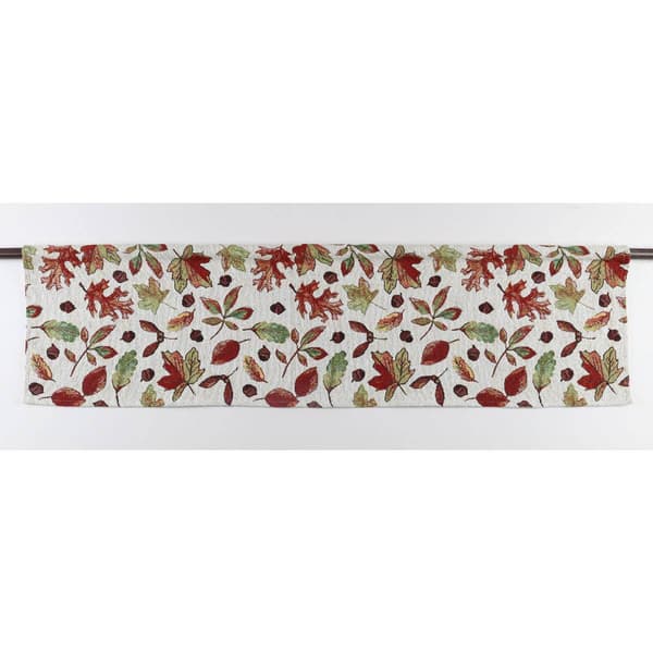 All Over Leaf Tapestry Valance - image 