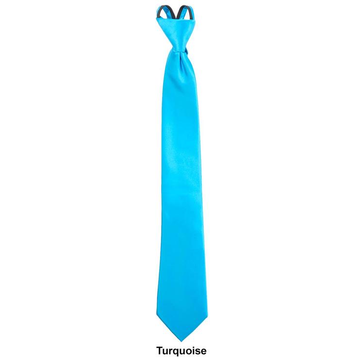 Mens Architect® Sateen Solid Zipper Tie