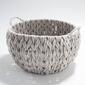 XL Braided Round Chunky Cotton Rope Basket - image 1