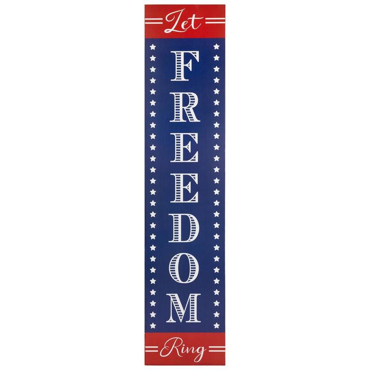 Northlight Seasonal "Let Freedom Ring" Porch Board Sign