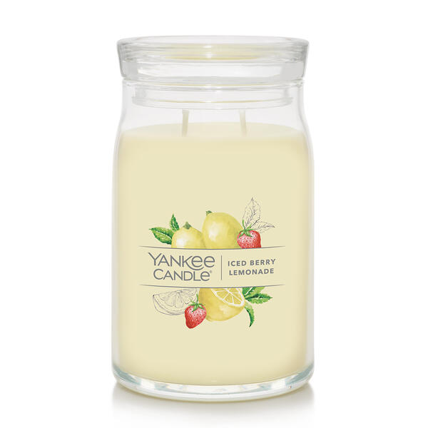 Yankee Candle&#40;R&#41; 20oz. Signature Iced Berry Lemonade Jar Candle - image 