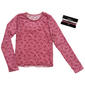 Girls (7-16) Forever 21 Bow Mesh Top w/ Cami & Choker - image 1