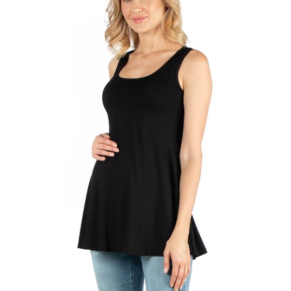 Plus Size 24/7 Comfort Apparel Maternity Tank Top