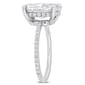 Gemstone Classics™ 10kt. White Gold 4 7/8ctw. Moissanite Ring - image 3