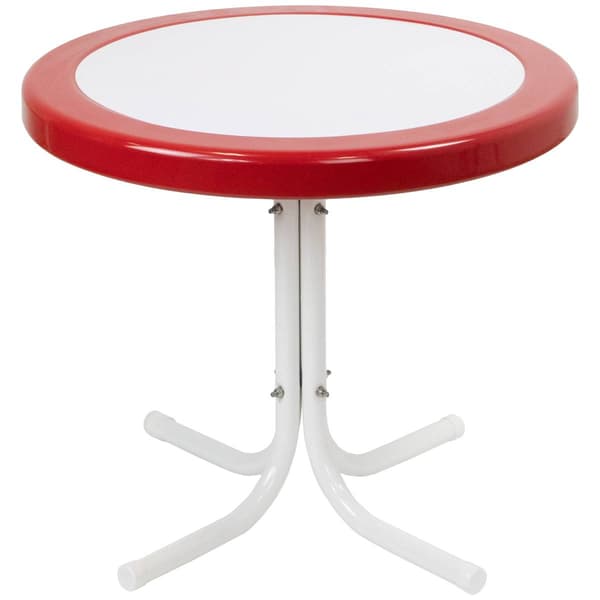 Northlight Seasonal 22in.Outdoor Retro Tulip Side Table - image 