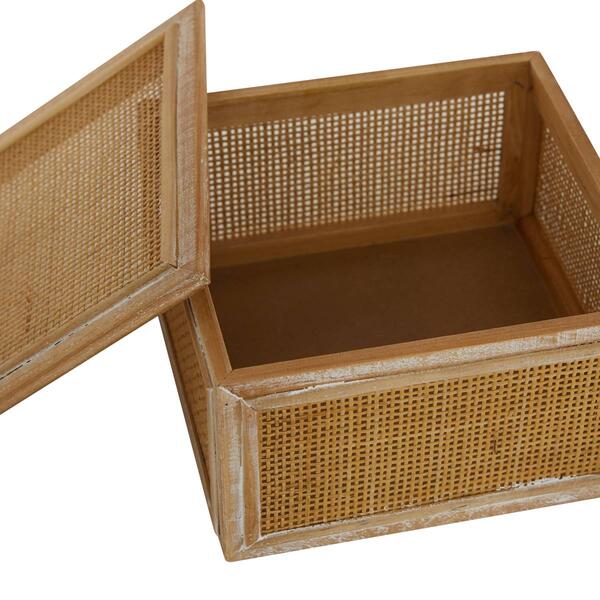 9th & Pike&#174; Distressed Rattan Boxes - Set Of 2