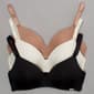 Womens Rachel Roy 3pk. Comfort Band & Wirefree Bra - RR415-3PK - image 2