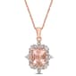 Gemstone Classics(tm) 10kt. Rose Gold Diamond Pendant - image 1