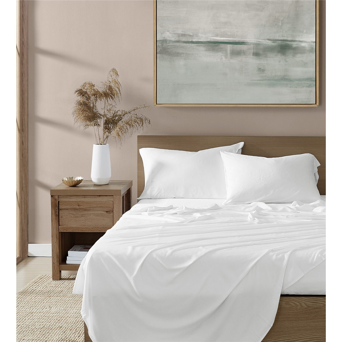 Brooklyn Loom 100% Rayon from Bamboo 4pc. Sheet Set
