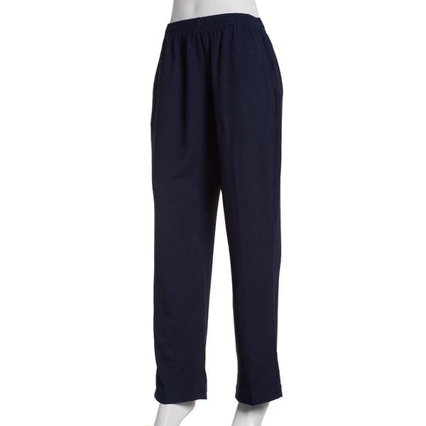 Womens Hasting & Smith Crinkle Knit Wide Leg Pants
