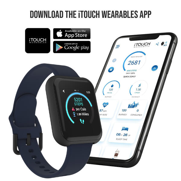 iTouch Air 3 Digital Dial Smartwatch - 500009B-042-G02
