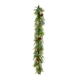National Tree 6ft. Berries & Pinecones Artificial Garland